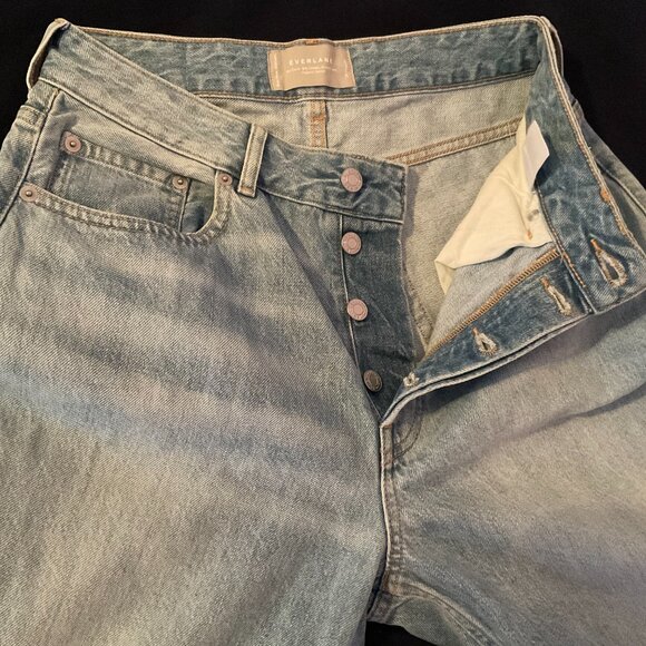 Everlane The Curvy 90’s Cheeky Straight Jean Organic Cotton Light Blue size 28 - Picture 10 of 10